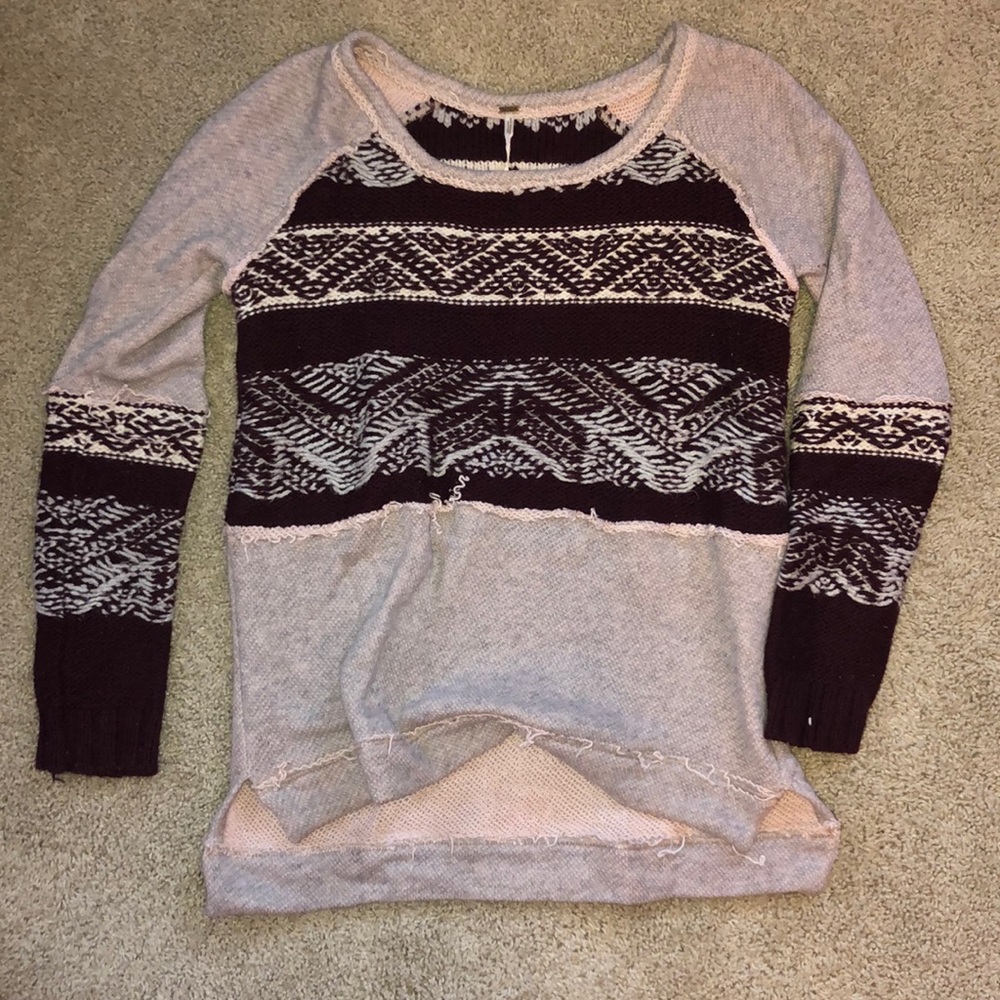 Woven Free People sweater